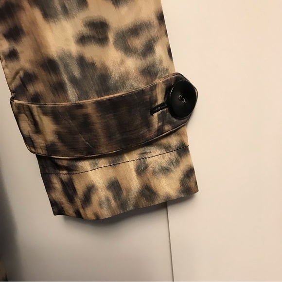 L.A.M.B leopard poly trench coat - Picture 7 of 7